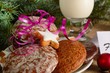 milk and cookies for santa