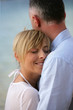 couple by seashore