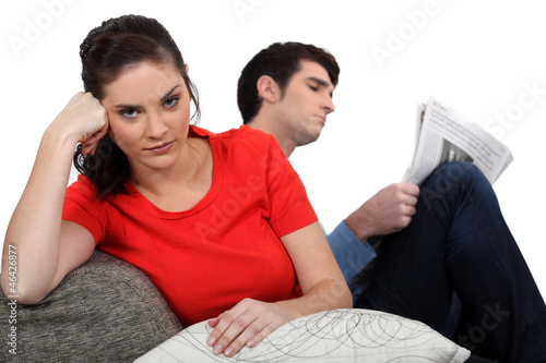 Photo: Angry couple Angry couple