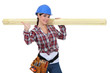 Woman carpenter