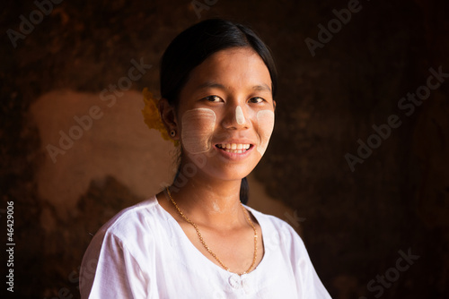 Photo: Myanmar girl portrait Myanmar girl portrait