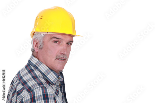 Photo: Portrait of a construction foreman Portrait of a construction foreman