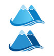 Mountains logo vector