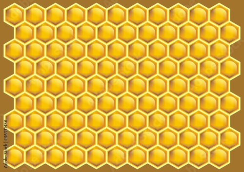 Vector: Honeycomb pattern background Honeycomb pattern background