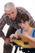 Trainee carpenter