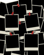Instant photo background. Vector