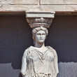 Caryatid detail, Acropolis of Athens, Greece