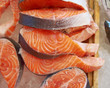 Photo: fresh salmon cut for sale fresh salmon cut for sale