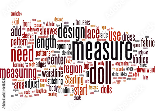 Vector: How to Measure your Doll for Craft How to Measure your Doll for Craft