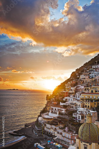 Photo: Positano al tramonto Positano al tramonto