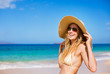 Beautiful Woman at the Beach