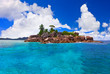 Tropical island at Seychelles