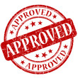 Approved stamp