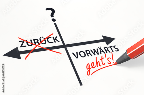 Illustration: Stift- & Schriftserie: VORWÄRTS statt ZURÜCK Stift- & Schriftserie: VORWÄRTS statt ZURÜCK