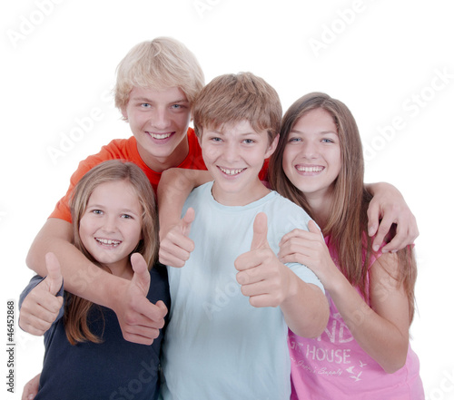 Photo: Tennager in der Gruppe Tennager in der Gruppe