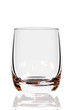 Empty glass isolated on white