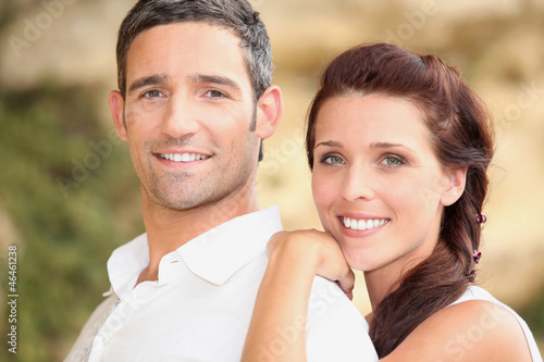 Photo: young smiling couple young smiling couple