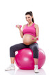 Fitness pregnant lady