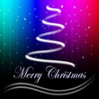 Merry Christmas abstract christmas tree
