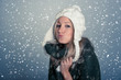 Mädchen im Schnee