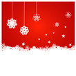 Fond décoratif rouge pour Noël