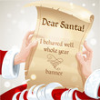 Dear Santa I behaved well whole year - letter