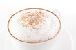 white cup of hot coffee