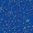 Vector: Seamless Snowflake Pattern Seamless Snowflake Pattern