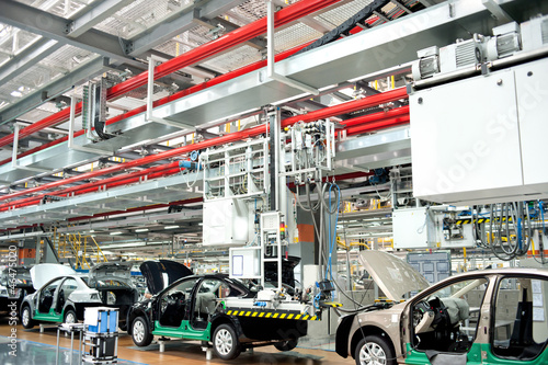 Photo: Automobile assembly shop Automobile assembly shop