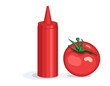 Tomato and ketchup dispenser