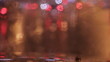car window rain night background defocused in motion
