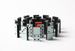 domino individuality concept spiral White