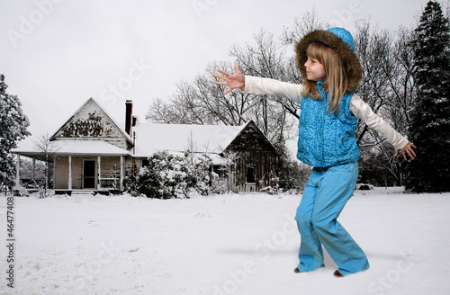 Photo: Girl in the Snow Girl in the Snow