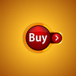 Red button. Make purchase. Vector illustration EPS 10