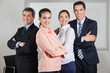 Dynamisches Team im Büro