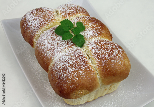 Photo: Buchteln mit Staubzucker Buchteln mit Staubzucker