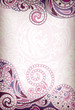 Abstract Purple Curve