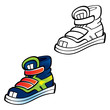 Trainers sneaker sport shoe run fashion activity