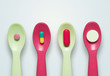 Pills on spoons