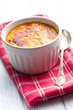 creme brulee in ceramic bowl