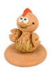 Clay cockerel, hand-made