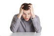 Businessman in depression