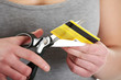 Woman has to destroy her credit card