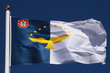 Foto: Flag of the Azores Islands Flag of the Azores Islands