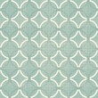 retro blue circles seamless pattern