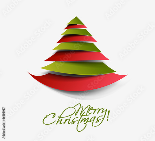 Vector: christmas tree, design, vector illustration. christmas tree, design, vector illustration.