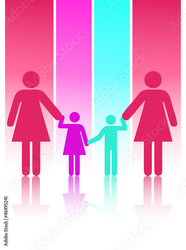 Illustration: Homoparentalité Femmes Homoparentalité Femmes