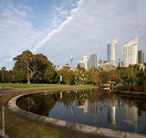 Photo: A Skyline View of Sydney with Skyscrapers A Skyline View of Sydney with Skyscrapers