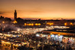 Marrakesch, Djemaa el Fna, Marokko
