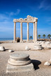Temple of Apollo ruins in Side Turkey.